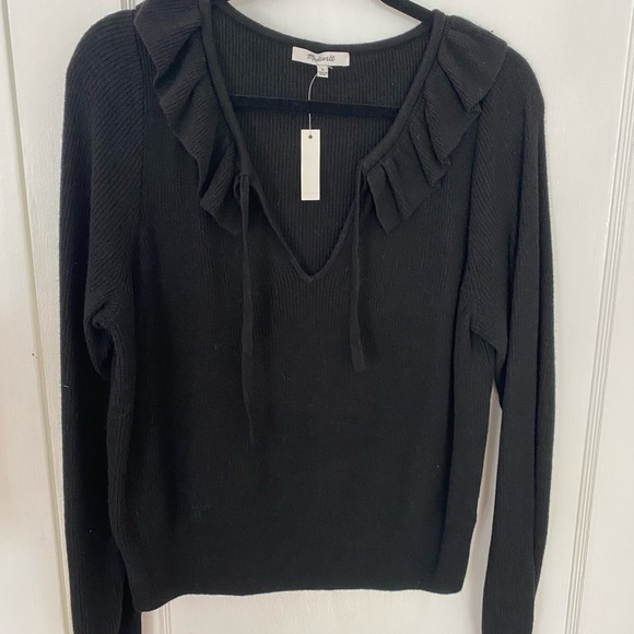 Madewell Ruffle Sweater - Picture 7 of 10